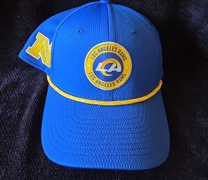 New Era Los Angeles Rams Blue Adjustable Cap